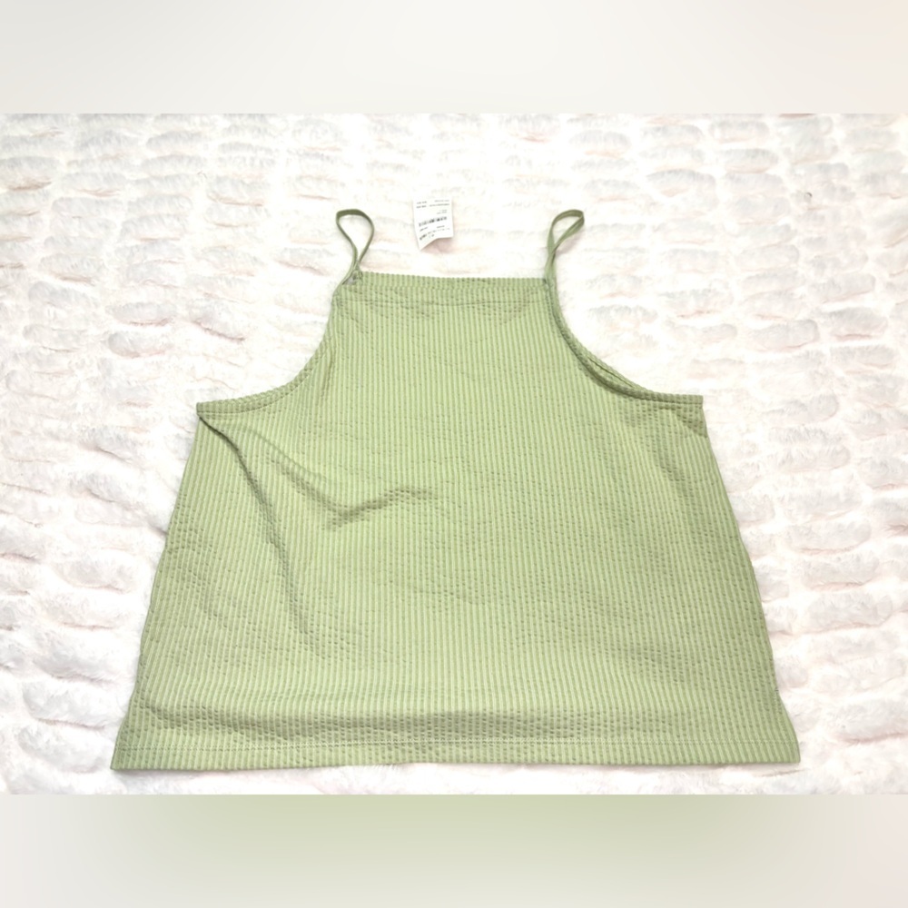 NWT Madewell Women’s Green Tank Top Size Large - Picture 2 of 7